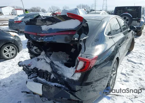 2020 Hyundai Sonata Sel из США, поврежденный, VIN 5NPEL4JAXLH055817